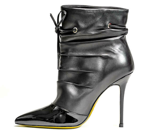 Excelsior Pump Ankle Boot in Onyx Black
