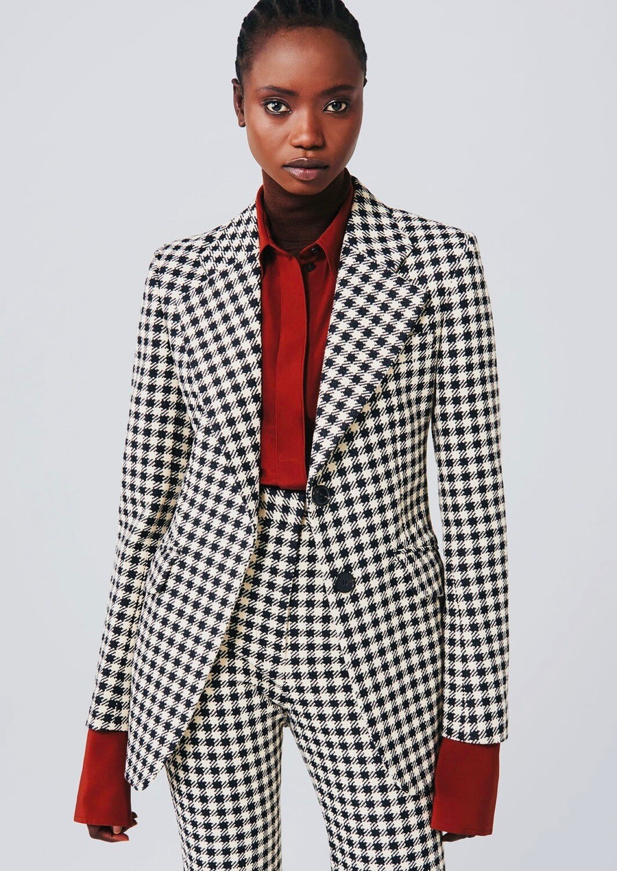 Houndstooth Check Pants Suit – Ron Dyce NY